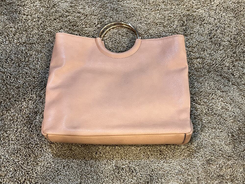 LC Lauren Conrad Blush Pink Handbag with Shoulder Strap
